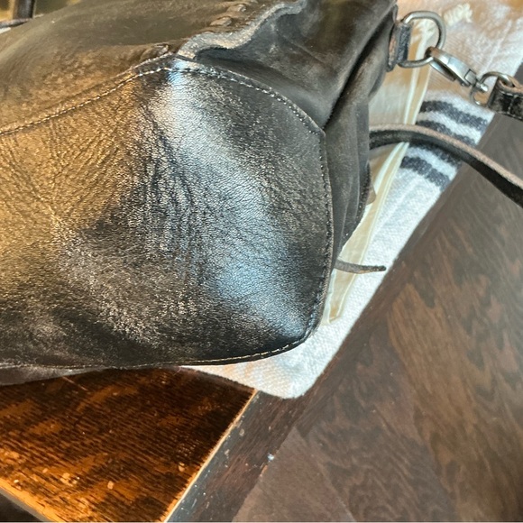 NWT Bed Stu Rockababy Satchel Shoulder Crossbody Black Hand Wash MSRP $270 - Picture 11 of 14